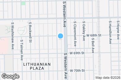 Map image of the property - 6807 S Artesian Ave