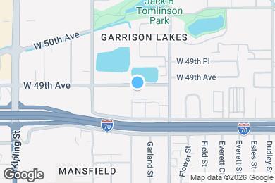 Map image of the property - 9380 W 49th Ave