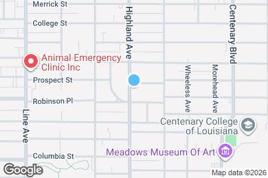 Map image of the property - 2507 Highland Ave