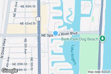 Map image of the property - 750 NE Spanish River Blvd