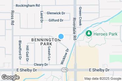 Map image of the property - 6894 Rockbrook Dr