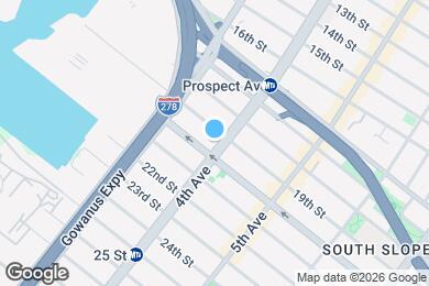 Map image of the property - 662 4th Ave