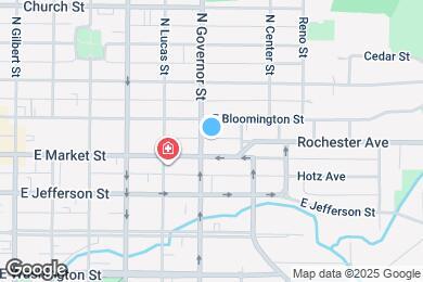 Map image of the property - 210 N Governor St