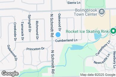 Map image of the property - 161 Oakwood Dr
