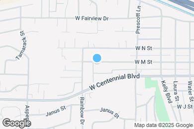 Map image of the property - Centennial Apartments