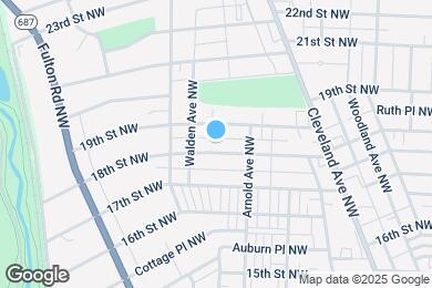 Map image of the property - 1235 18th St NW