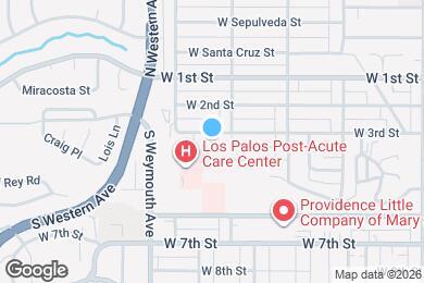 Map image of the property - 1435 W 3rd St