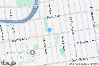 Map image of the property - 599 Myrtle Ave