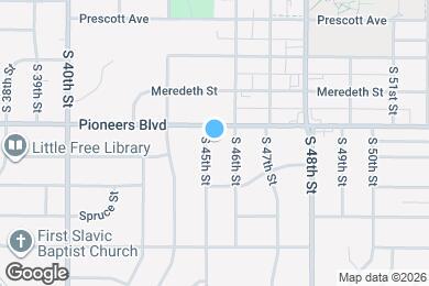 Map image of the property - 4320 S 45th St