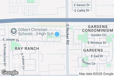 Map image of the property - 3934 E Jasper Dr