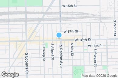 Map image of the property - 1946 S Racine Ave