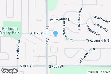 Map image of the property - 7434 S Louise Ave