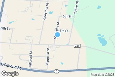 Map image of the property - 407 Magnolia St