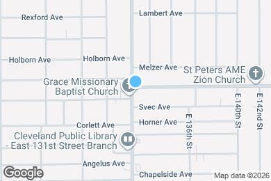 Map image of the property - 13102 Bartlett Ave