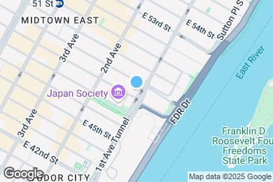 Map image of the property - 865 United Nations Plaza