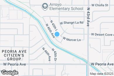 Map image of the property - 10817 N 46th Ave