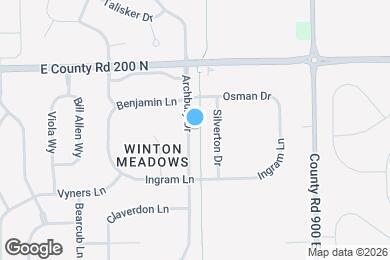 Map image of the property - 1853 Archbury Dr