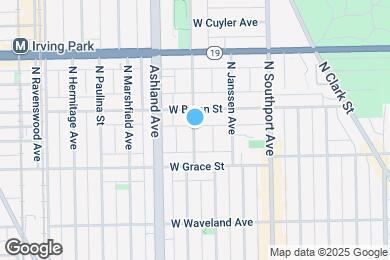 Map image of the property - 3845 N Greenview Ave