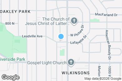 Map image of the property - 710 N Oakley St