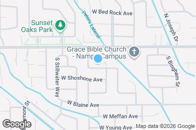 Map image of the property - 1610 W Tamarack Dr