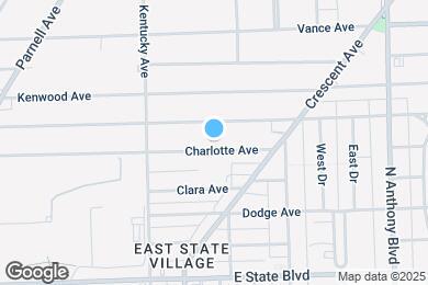 Map image of the property - 1239 Charlotte Ave