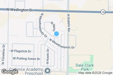 Map image of the property - 730 N Daisy Ln