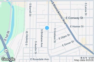 Map image of the property - 2507 S Howell Ave