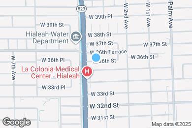 Map image of the property - 350 W 36th St