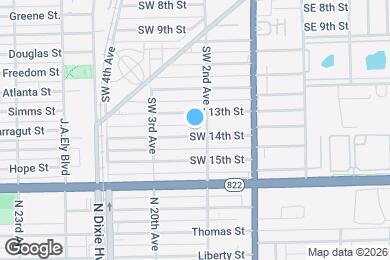 Map image of the property - 218 SW 14th St