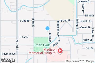 Map image of the property - 127 N 4th E