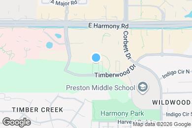 Map image of the property - 2502 Timberwood Dr