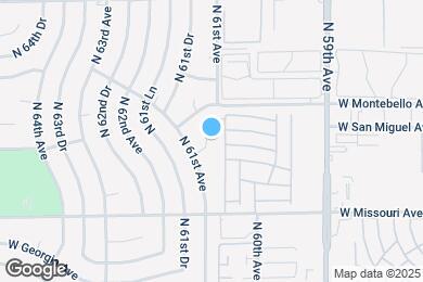 Map image of the property - 5619 N 61st Cir