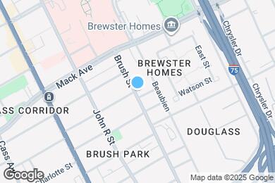 Map image of the property - 3402 Brush St