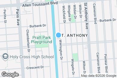 Map image of the property - 5716 Warrington Dr