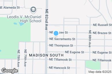 Map image of the property - 8311 NE Sacramento St