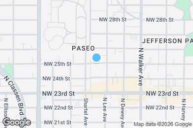 Map image of the property - 718 NW 25th St