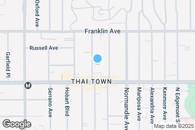 Map image of the property - 1740 N Kingsley Dr