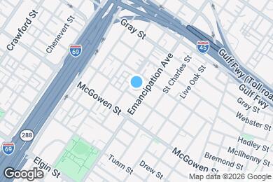 Map image of the property - 2318 Emancipation Ave