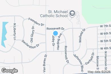 Map image of the property - 447 Ashby Dr