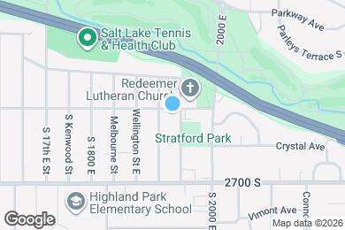 Map image of the property - 1920 E Stratford Ave