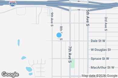 Map image of the property - 1156 8th Ave S