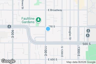 Map image of the property - 425 S 1100 E
