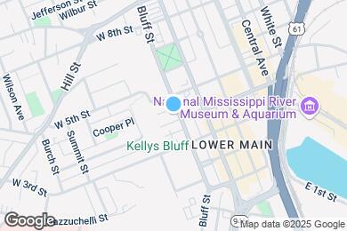 Map image of the property - 411 Bluff St