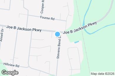 Map image of the property - 3546 Stevens Bend Dr