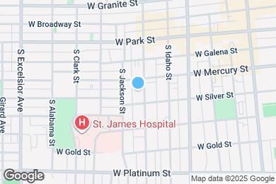 Map image of the property - 219 S Washington St