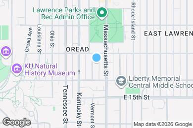 Map image of the property - 1316 Vermont St