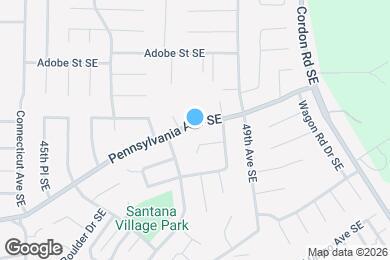 Map image of the property - 4840 Pennsylvania Ave SE