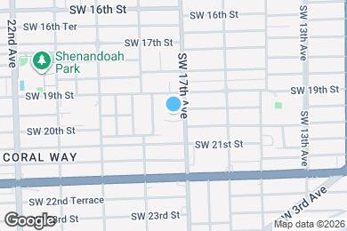 Map image of the property - 1910 SW 17th Ave