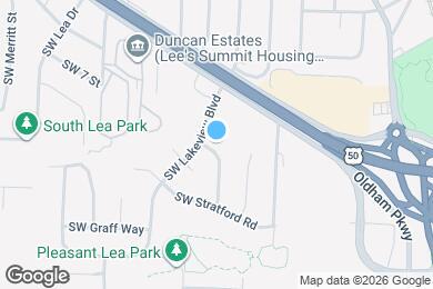 Map image of the property - 1003 SW Ingleside Pl