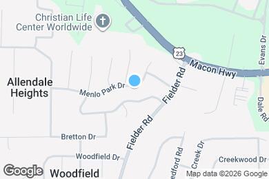 Map image of the property - 3047 Menlo Park Dr